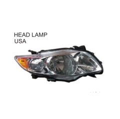 Toyota Corolla SEDAN 2007 USA Type Head lamp